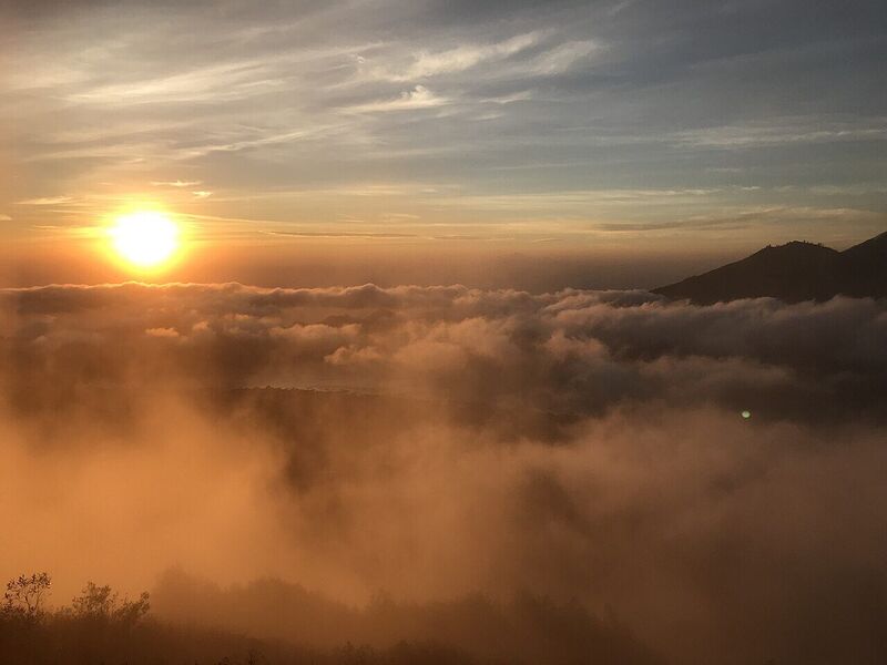 Sunrise on Mount Batur